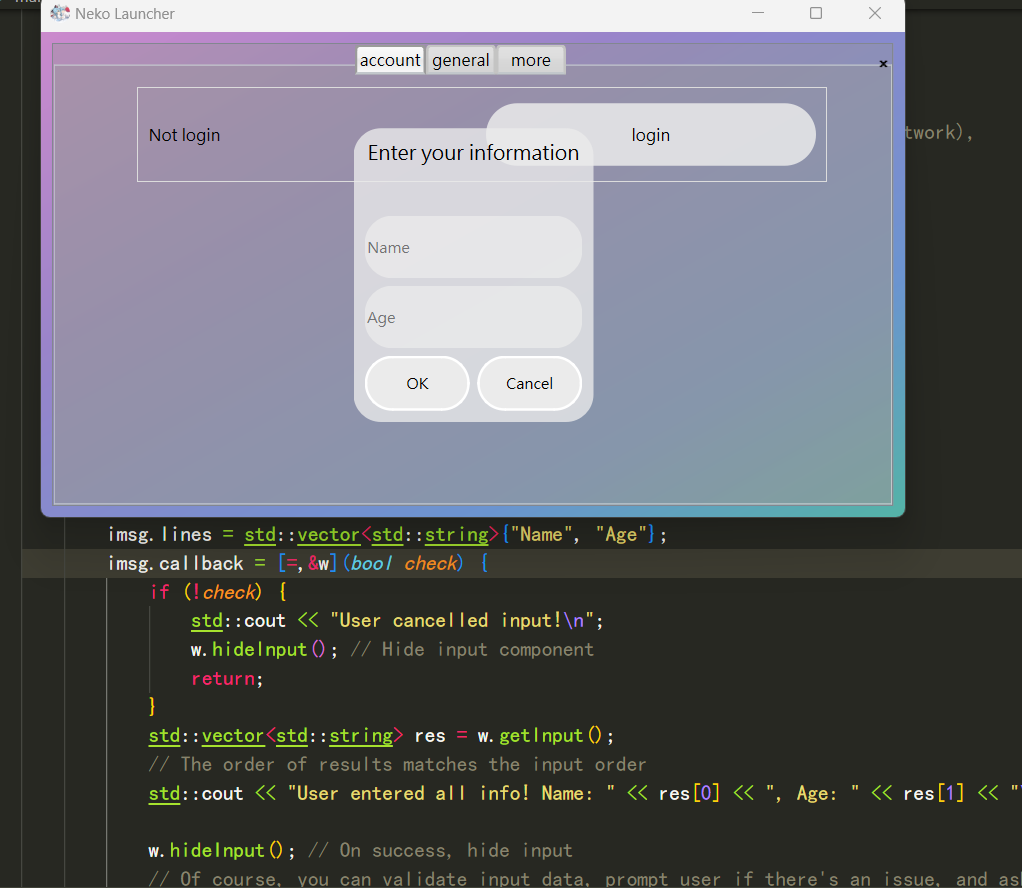 Input Input